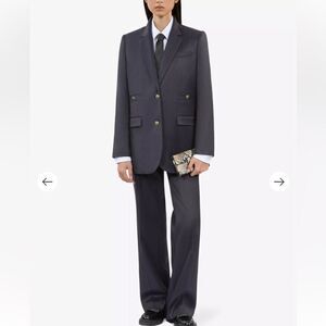 $595 THE KOOPLES - Notch-lapel single-breasted woven blazer NWT